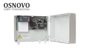 Уличный медиаконвертер OMC-1000-11HX/W  Российского производства с PoE до 30 Вт