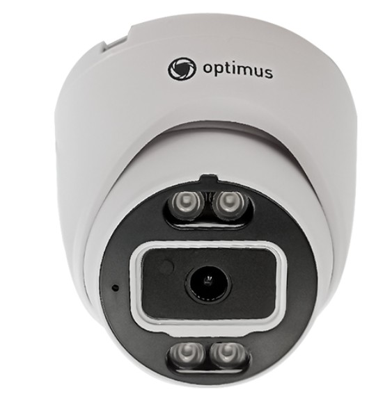 IP-S025.0(2.8)MP_V.3 купольная внутренняя IP камера видеонаблюдения с встроенным микрофоном Optimus
