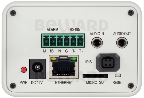 B1510 внутренняя корпусная IP-камера видеонаблюдения с встроенным микрофоном Beward
