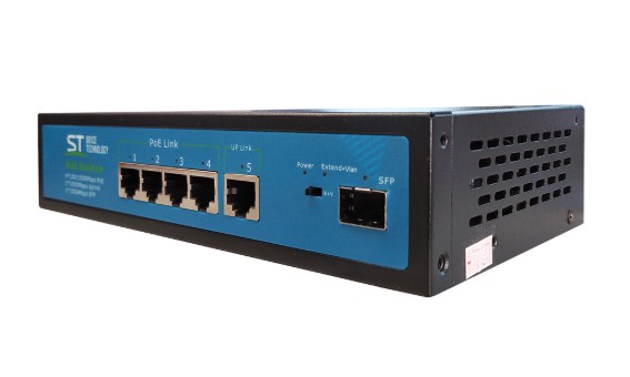 ST-S42POE (4G/1G/1S/65W/А) PRO (версия 4) сетевой PoE коммутатор Space Technology