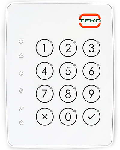 Астра-КТМ-С (белая) клавиатура сенсорная Планар