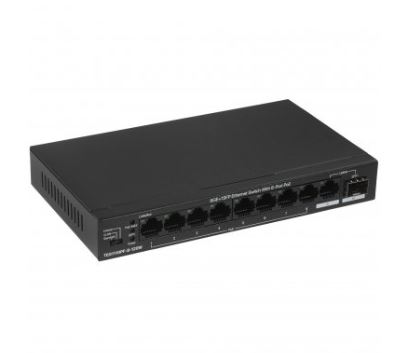 TEG1110PF-8-120W 10-портовый неуправляемый PoE-коммутатор Gigabit Ethernet Tenda