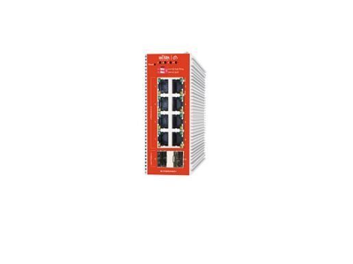 WI-PCMS310GF-I коммутатор промышленный L2 PoE, порты 8GE PoE, 2SFP, Cloud, Wi-Tek