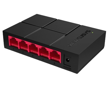 MS105G 5G коммутатор неуправляемый 5x1000Mb Mercusys 