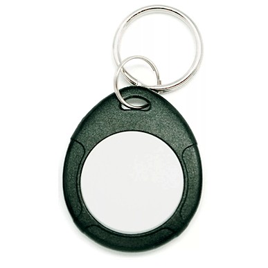 IL-07TBlackW брелок Temic c кольцом, чёрный + белый IronLogic