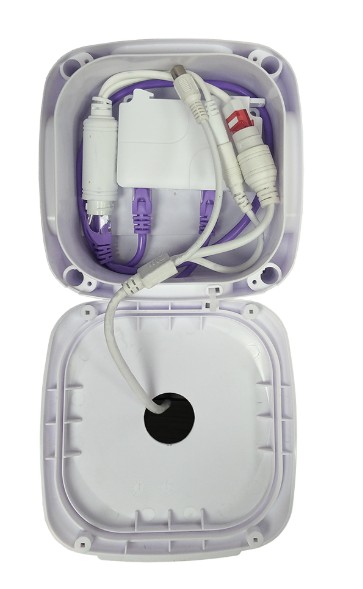 ST-K07 PRO (БЕЛАЯ) универсальная монтажная коробка для видеокамер охранного наблюдения Space Technology