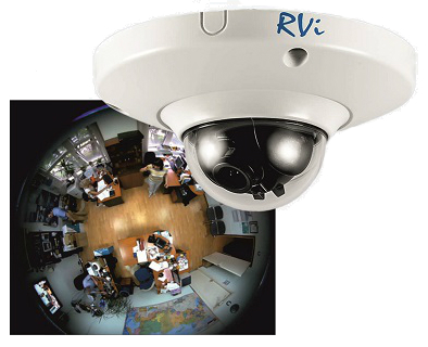 Антивандальная IP-камера видеонаблюдения RVI-IPC74 "рыбий глаз" Антивандальная IP-камера видеонаблюдения RVI-IPC74 "рыбий глаз"