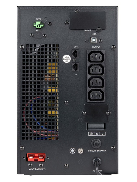 UPS MASTER IEC 2kVA L ИБП онлайн, чистый синус, мощность 2000/1800 ВА/Вт, напольный SMARTWATT