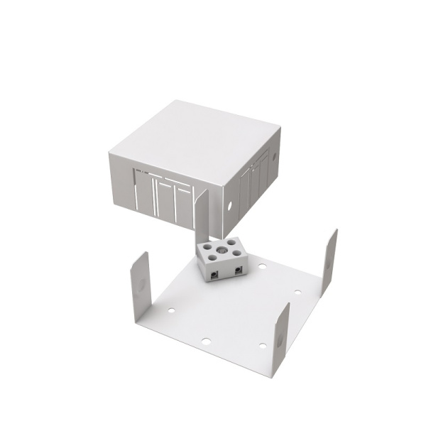 070-025 Коробка монтажная огнестойкая металлическая 070-025 75х75х37 (2к х 10мм) ПожТехКабель