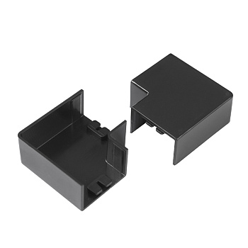 PR08.12893 поворот на 90 градусов 15х10 черный (4 шт/комп) Промрукав