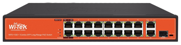WI-PS518G v3 неуправляемый коммутатор с функцией PoE Wi-Tek