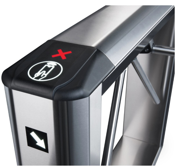 PERCo-TTD-08A турникет тумбовый эл/мех с автоматическими преграждающими планками "Антипаника PERCo