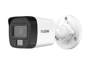 F-AC-2122M(2.8mm) (Аналог DS-T200) 2Мп уличная цилиндрическая HD-TVI камера с гибридной подсветкой ИК/LED до 30/20м и встроенным микрофон (AoC) iFlow