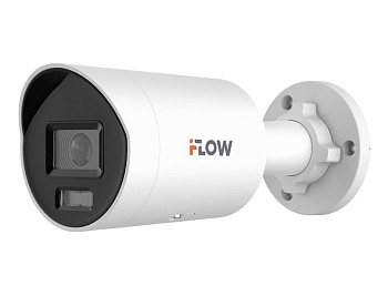 F-IC-2142C2M(2.8mm) (Аналог DS-2CD2043G2-LI2U) 4Мп уличная цилиндрическая IP-камера с гибрид Smart подсветкой до 40м  и технологией SharpSense iFlow