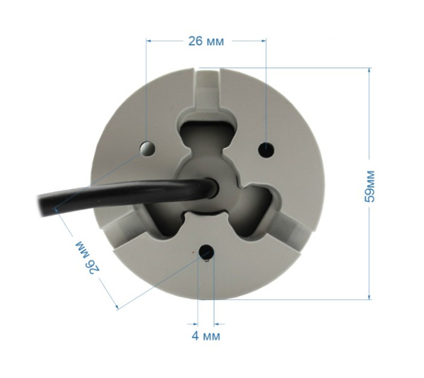 ST-2011 (2,8 mm) (версия 3) уличная купольная всепогодная мультиформатная камера видеонаблюдения Space Technology