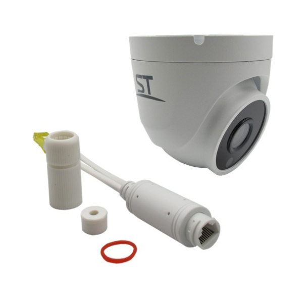 ST-SX4543 POE LIGHT 4Мп (3,6мм) уличная купольная всепогодная IP-камера видеонаблюдения Space Technology