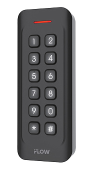 F-KD-4302PMK (Аналог DS-K1802МК) считыватель Mifare карт с механической клавиатурой iFlow
