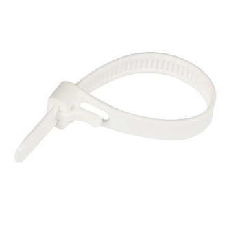 PR08.29306 многоразовая хомут-стяжка 120 х 7,5 мм (прозрачная) (50 шт/уп) Промрукав 