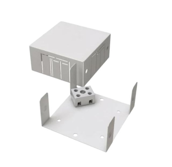 072-002 коробка монтажная огнестойкая пластиковая КМОП IP31 (4к х 2,5мм2) 75х75х23 Пожтехкабель 