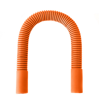PR13.1232 поворот гибкий гофрированный универсальный оранжевый d32 мм (15шт/75шт уп/кор) Промрукав