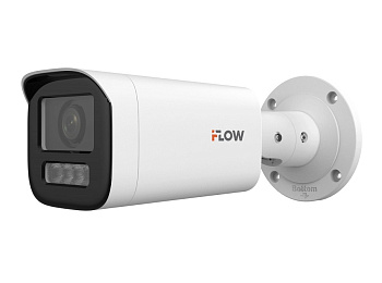 F-IC-1622CMZ4(2.8-12mm) (Аналог DS-I256Z(B)) 2Мп уличная цилиндрическая IP-камера с гибридной Smart-подсветкой до 50м и встроенным микрофоном iFlow