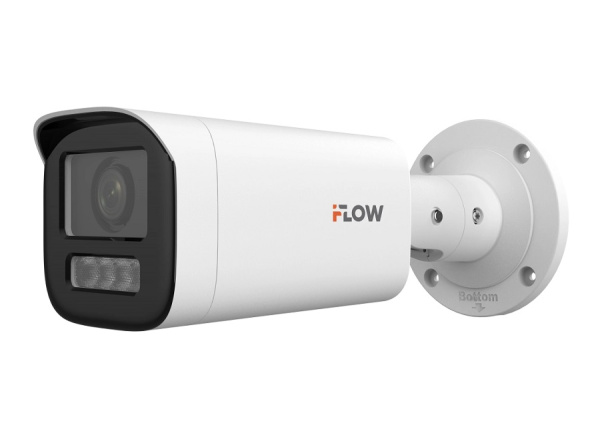 F-IC-1622CMZ4(2.8-12mm) (Аналог DS-I256Z(B)) 2Мп уличная цилиндрическая IP-камера с гибридной Smart-подсветкой до 50м и встроенным микрофоном iFlow