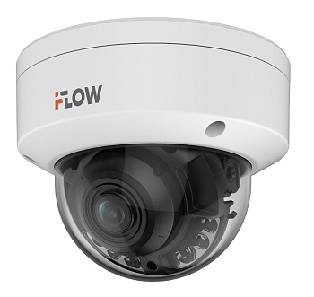 F-IC-2446CMS(4mm) (Аналог DS-2CD2147G2H-LISU(4mm)(eF)) 4Мп уличная купольная IP-камера видеонаблюдения с гибридной Smart подсветкой iFlow