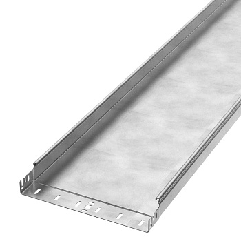 PR16.14109 лоток неперфорированный Профи INOX (AISI 304) 300х50х6000 (2,0 мм) (12 м/уп) Промрукав