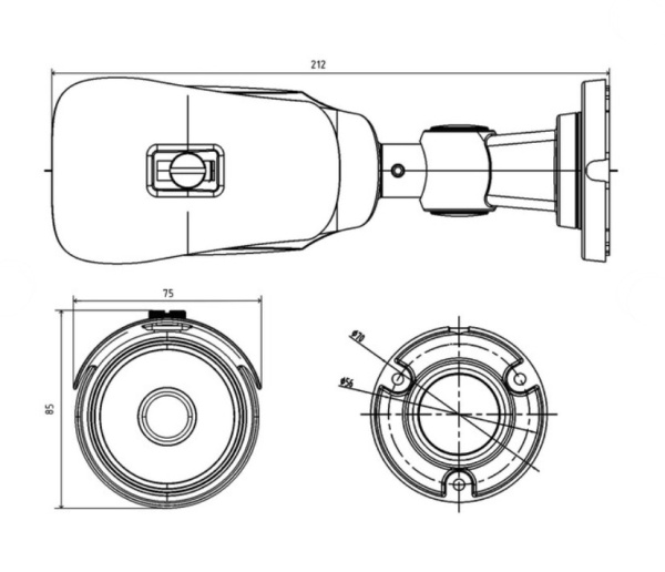 B2530RC уличная IP камера видеонаблюдения Beward