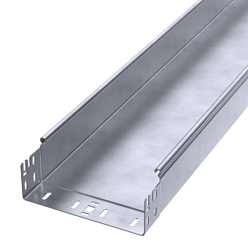 PR16.13708 лоток неперфорированный Профи INOX (AISI 316) 200х80х3000 (1,2 мм) (6 м/уп) Промрукав