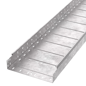 PR16.13165 лоток перфорированный Профи HDZ 300х80х3000 (1,0 мм) (6 м/уп) Промрукав