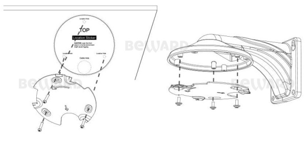 SV3218DVZ уличная купольная всепогодная IP-камера видеонаблюдения с встроенным микрофоном Beward