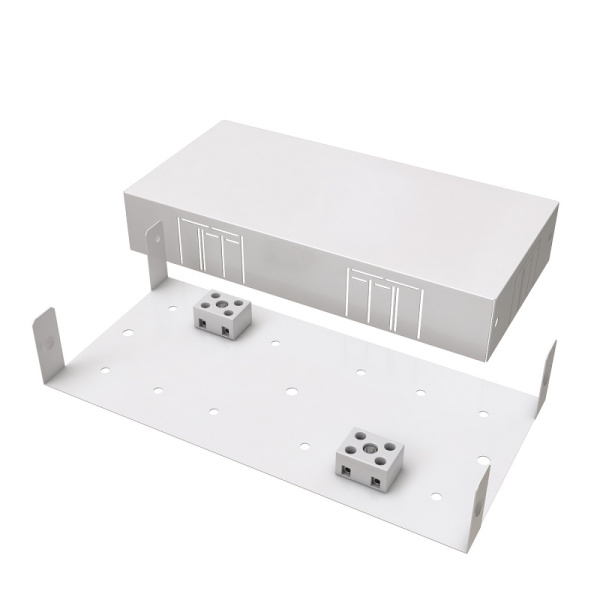 070-032 Коробка монтажная огнестойкая металлическая КМОМ (24к х 2,5мм) 210х100х37 IP 31 ПожТехКабель