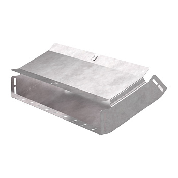 PR16.0596 Угол вертикальный внутренний 45 градусов с крышкой Стандарт 500х80 Промрукав