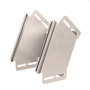 PR16.2963 угол вертикальный внешний 45 градусов Стандарт INOX (AISI 409) 150х100 Промрукав