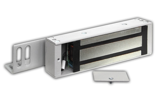 М2-400 (белый) замок электромагнитный 400 кг с местом под контроллер