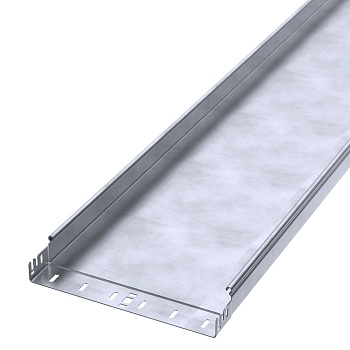 PR16.13752 лоток неперфорированный Профи INOX (AISI 316) 300х50х3000 (2,0 мм) (6 м/уп) Промрукав