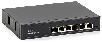SKAT PoE-4E-2Е v.2  неуправляемый коммутатор