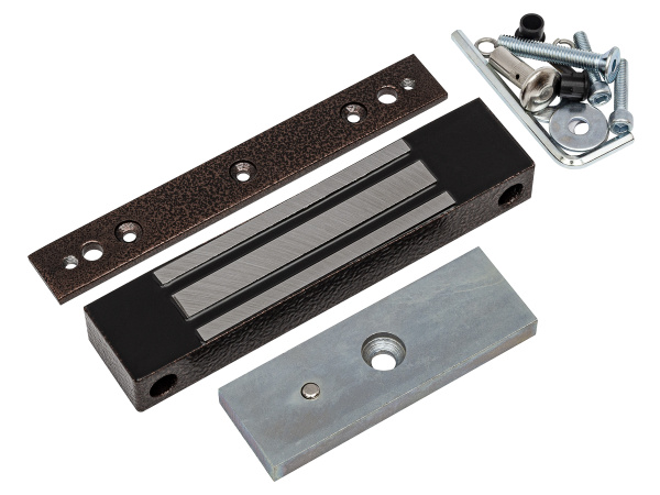 ML-180KB с планкой (коричневый) замок электромагнитный AccordTec