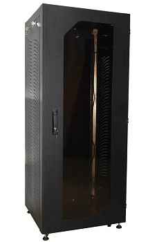 ТШ-256060Ч6 шкаф телекоммуникационный напольный 25U на 6 приборов Тромбон