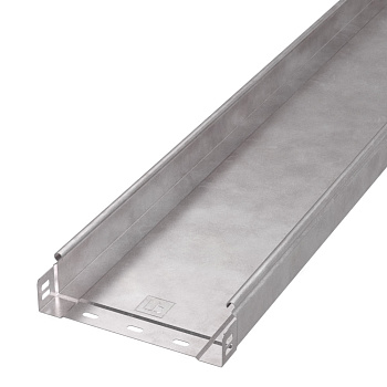 PR16.2161 лоток неперфорированный Стандарт HDZ 200х50х3000 (1,0 мм) (6 м/уп) Промрукав