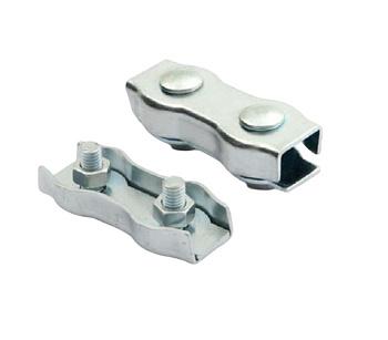 890-503 зажим троса D5 двойной ПожТехКабель PTK-Accessories