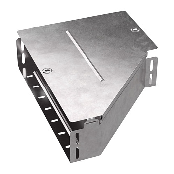 PR16.0684 Переходник левый с крышкой Стандарт 400х200х100 Промрукав