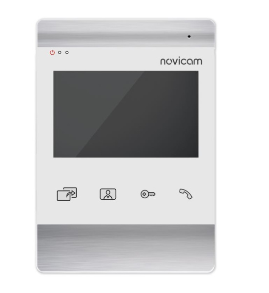 MAGIC 4 HD WHITE (ver.4851) видеодомофон с 4.3" дисплеем и записью NOVIcam 