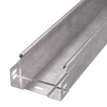 PR16.2159 лоток неперфорированный Стандарт HDZ 100х50х3000 (1,0 мм) (6 м/уп) Промрукав