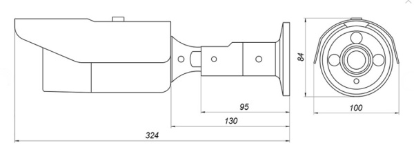 B5350RVZ2 уличная всепогодная IP-камера видеонаблюденияи Beward