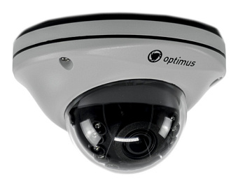 IP-S072.1(2.8)MP_V.1 уличная купольная всепогодная IP-камера видеонаблюдения с встроенным микрофоном Optimus