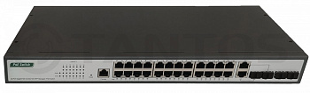 TSn-24P28UM 26-ти портовый управляемый PoE Ethernet коммутатор Tantos