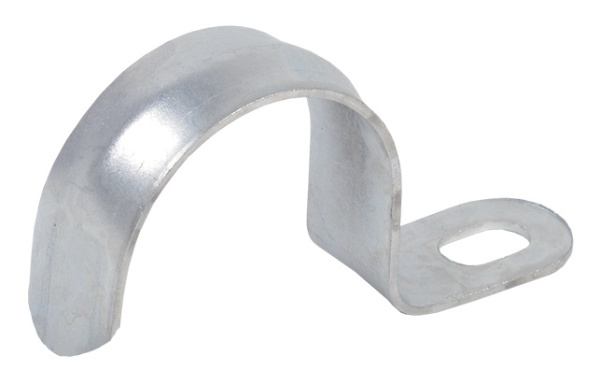 Скоба металлическая однолапковая d=16-17 мм (100 шт/уп) ЗЭТАРУС