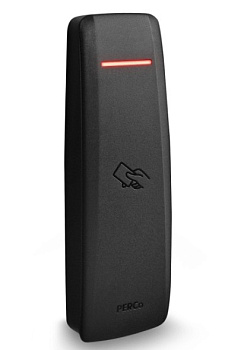 PERCo-CL211.3D контроллер замка со встроенным считывателем в черном корпусе PERCo